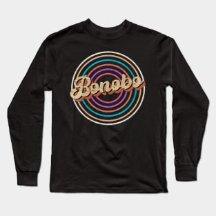 vintage circle line color Bonobo Long Sleeve T-Shirt